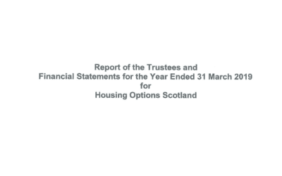 Report of the Trustees & Financial Statement 2018/19