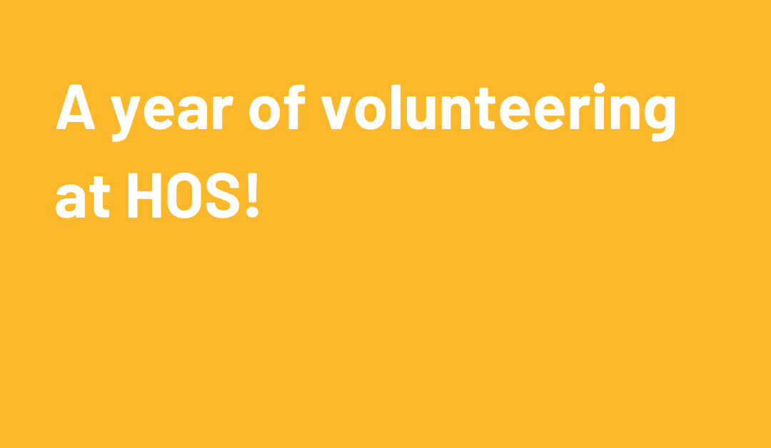 A year of volunteering at HOS