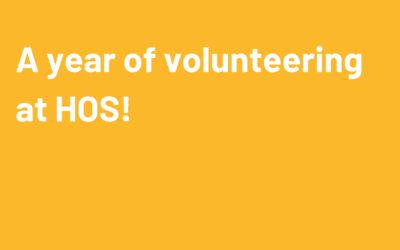 A year of volunteering at HOS