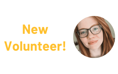 New volunteer – Welcome to the team, Zoé!