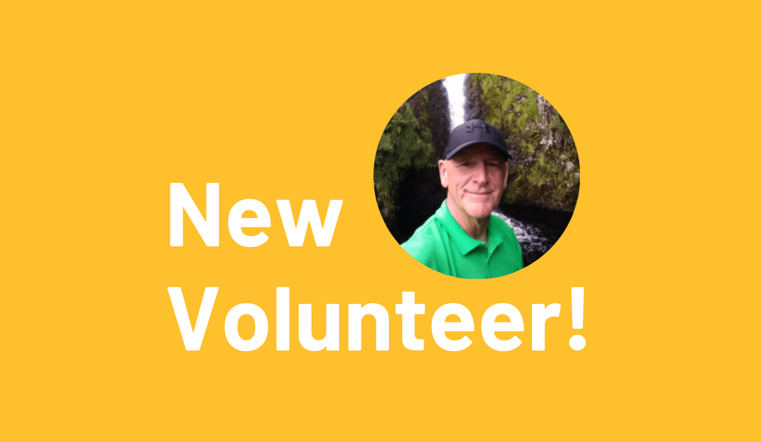 New volunteer – welcome, Andrew!