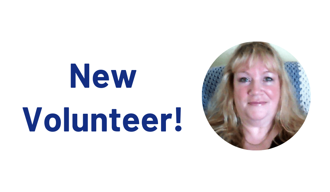 New volunteer – welcome, Pam!
