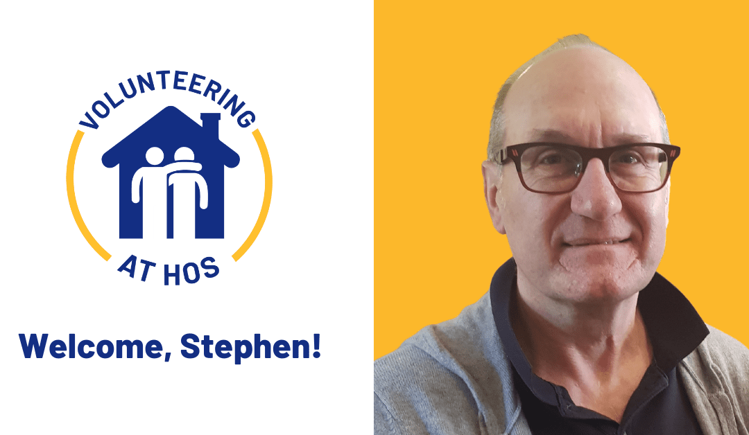 Welcome to the volunteer team, Stephen!