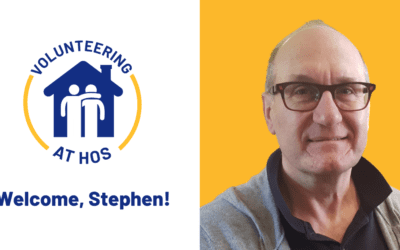 Welcome to the volunteer team, Stephen!