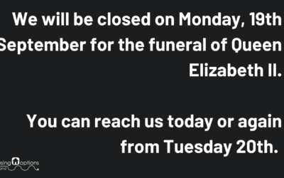 Closure on Monday 19th September