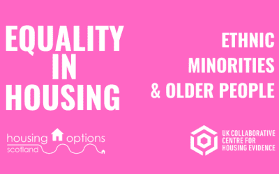 Ethnic Minorities and Older People: Equality in Housing Podcast