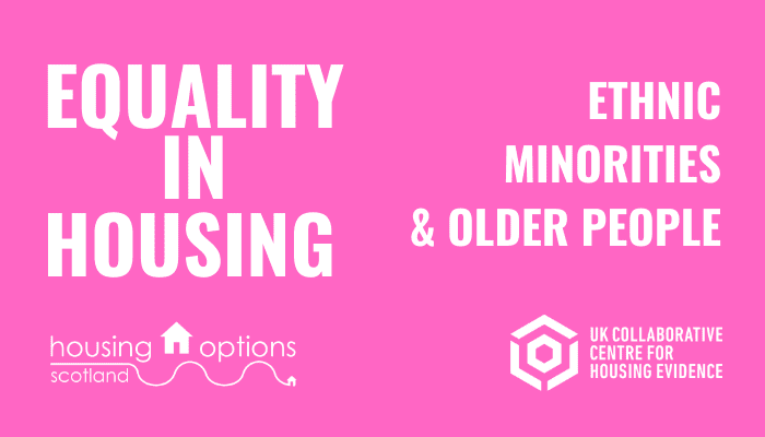 Ethnic Minorities and Older People: Equality in Housing Podcast
